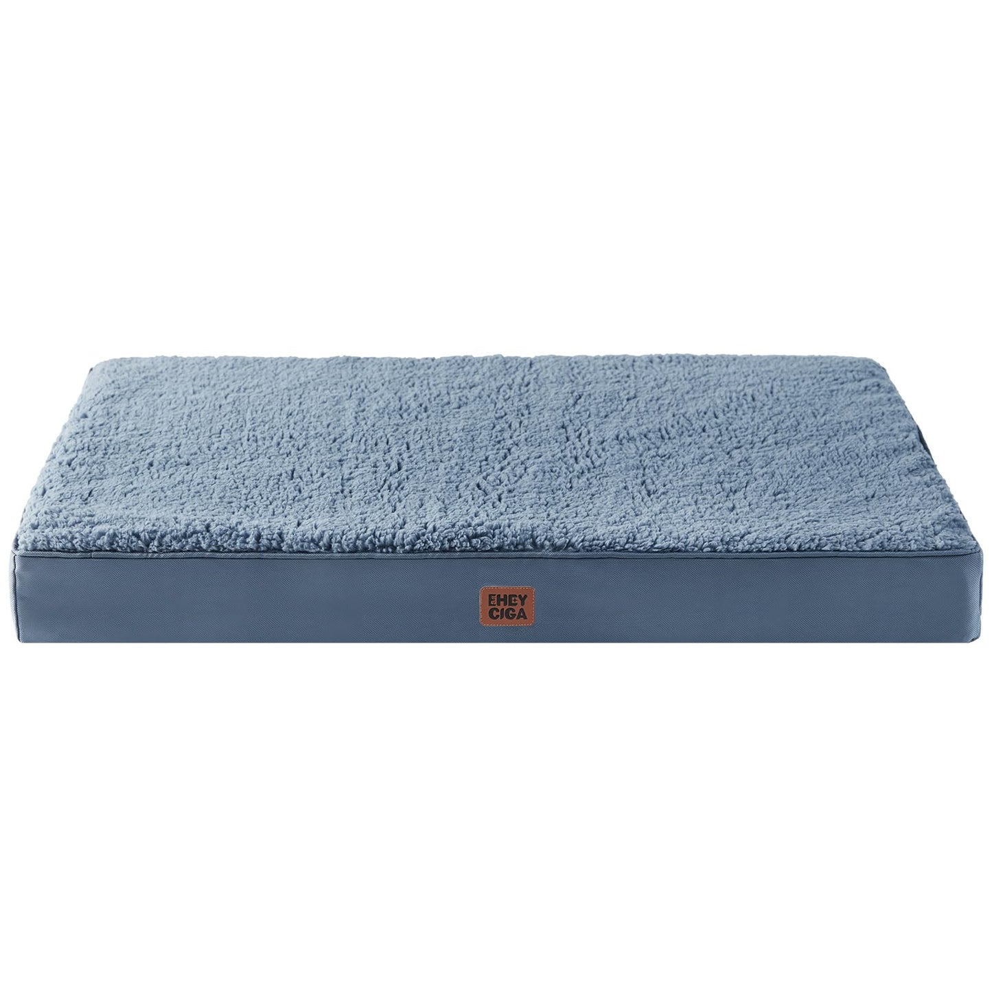 EHEYCIGA Orthopedic XL Dog Beds for Extra Large Dogs with Removable Washable Cover for Crate, Grey, 41x27