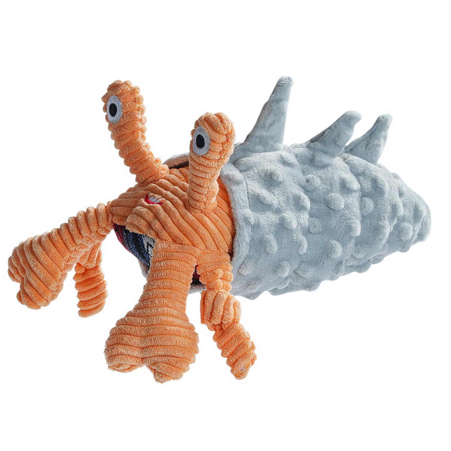 Nocciola 4 Packs Crinkle Squeaky Dog Toys for Aggressive Chewers, Tough Durable Stuffed Plush Rope Tug Puppy Chew Toy for Small Medium Large Breeds