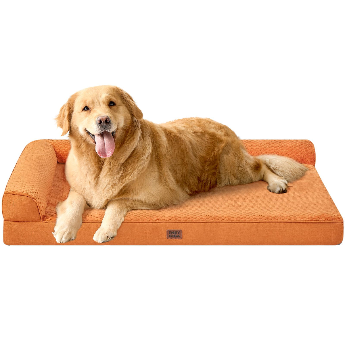 EHEYCIGA Orthopedic Dog Bed Medium Size Dogs, Memory Foam Dog Bed with Washable Removable Cover, Waterproof Pet Sofa Couch for Crate with Nonskid Bottom, 30x20x6, Grey
