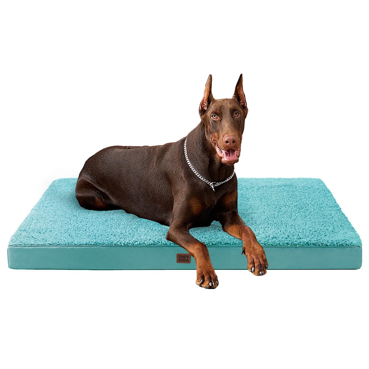 EHEYCIGA Orthopedic XL Dog Beds for Extra Large Dogs with Removable Washable Cover for Crate, Grey, 41x27