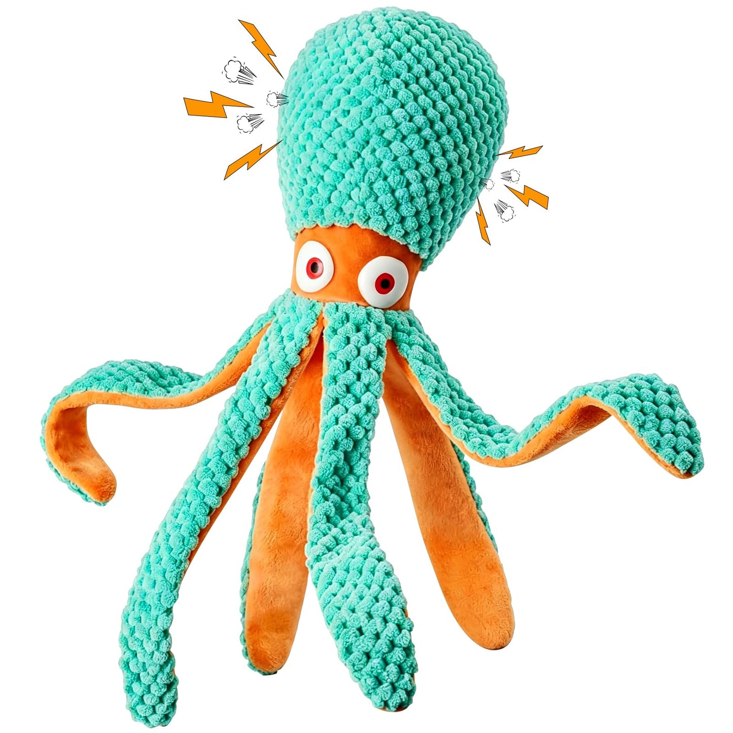 Fuufome Squeaky Plush Dog Toys, Soft Fabric Toys for Puppy, Small and Medium Dogs, Interactive Daily Companionship Training Reward Birthday Gift