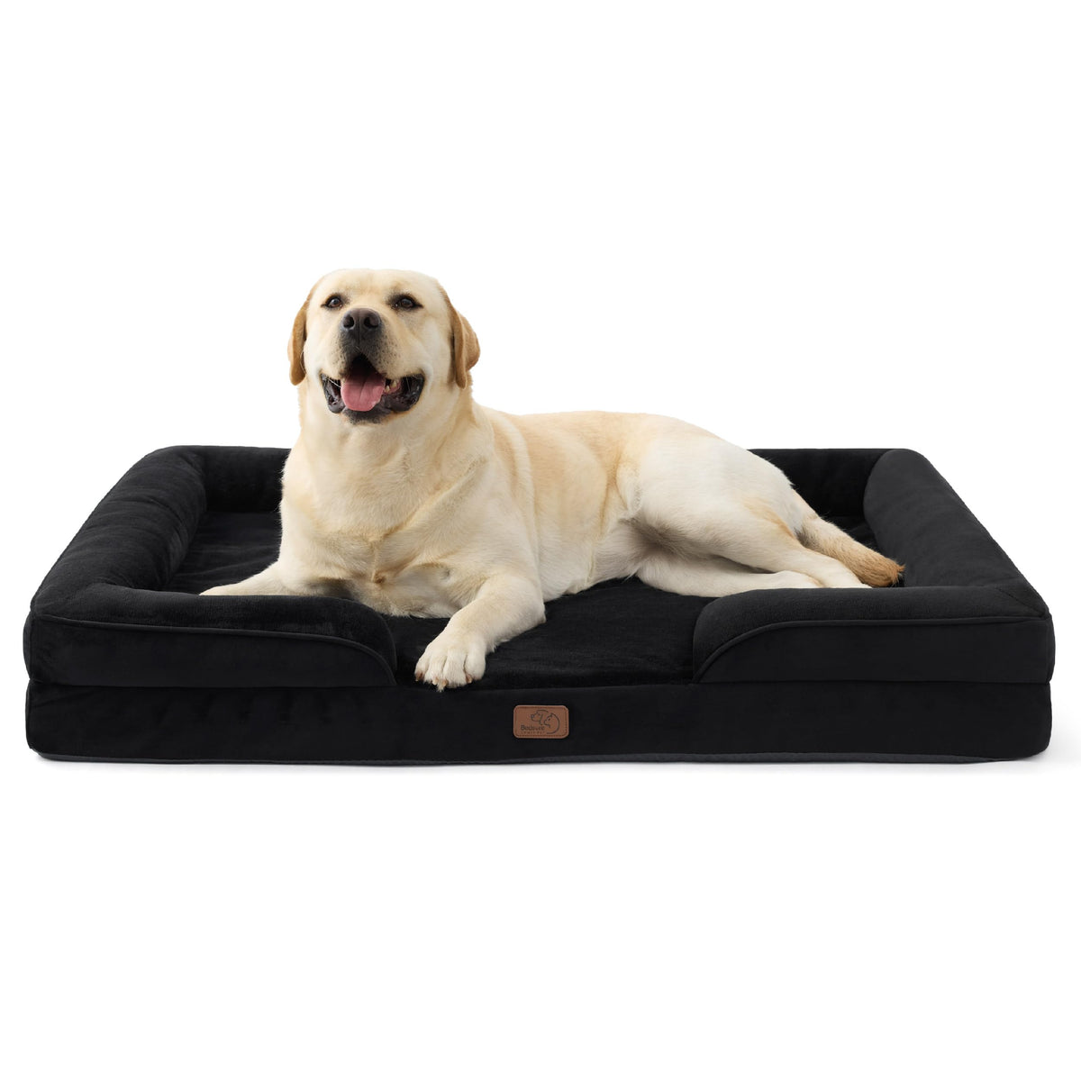Bedsure Orthopedic Dog Beds Large Sized Dog - Washable Large Dog Cat Bed Waterproof, Comfort Dogs Couch Sofa with Washable Removable Cover, Pet Bed with Nonskid Bottom, Grey, 35"