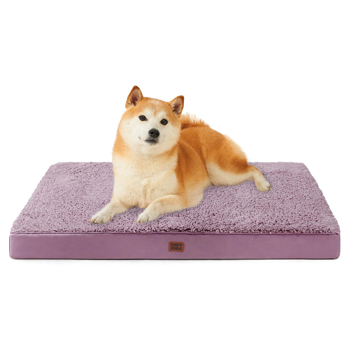 EHEYCIGA Orthopedic XL Dog Beds for Extra Large Dogs with Removable Washable Cover for Crate, Grey, 41x27