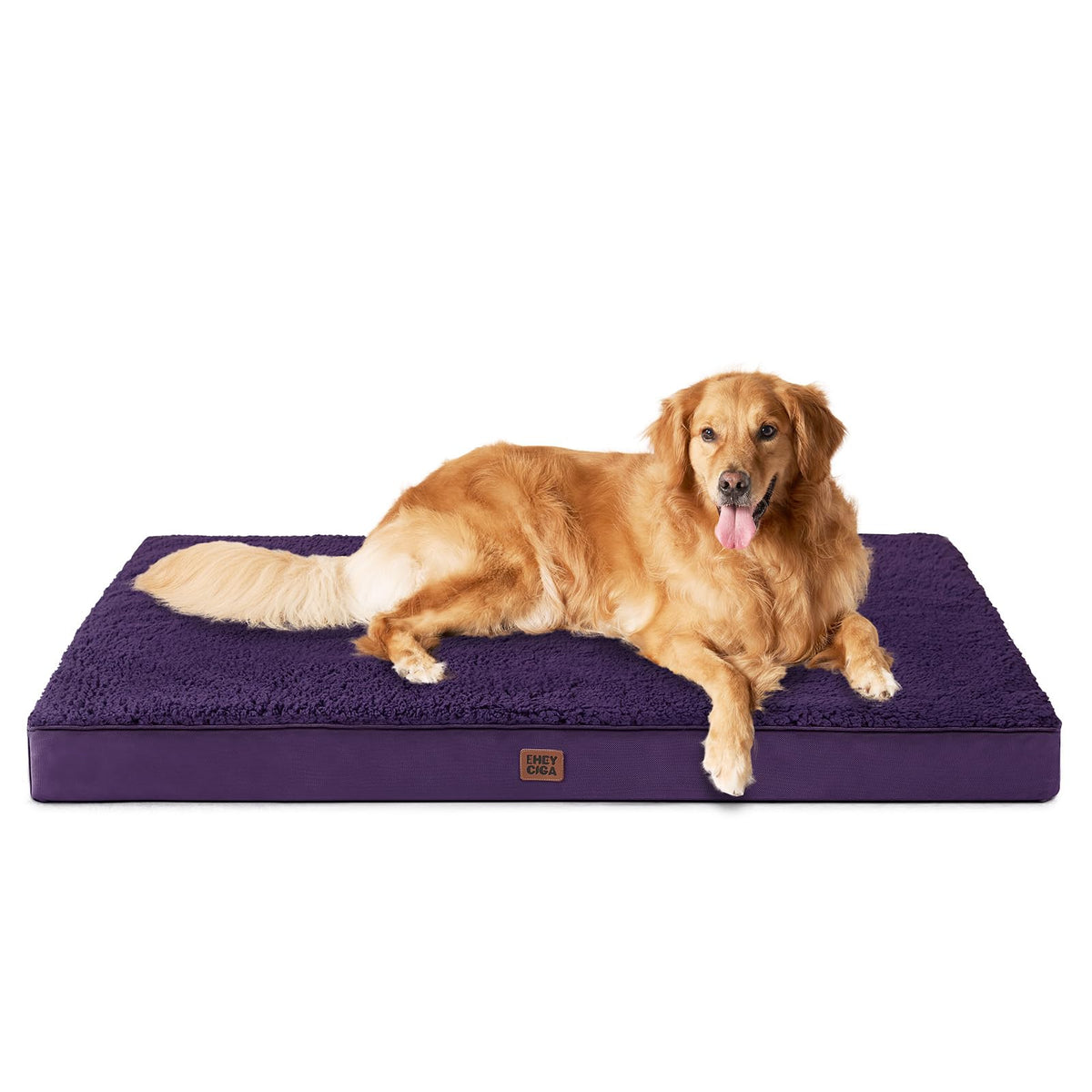 EHEYCIGA Orthopedic XL Dog Beds for Extra Large Dogs with Removable Washable Cover for Crate, Grey, 41x27