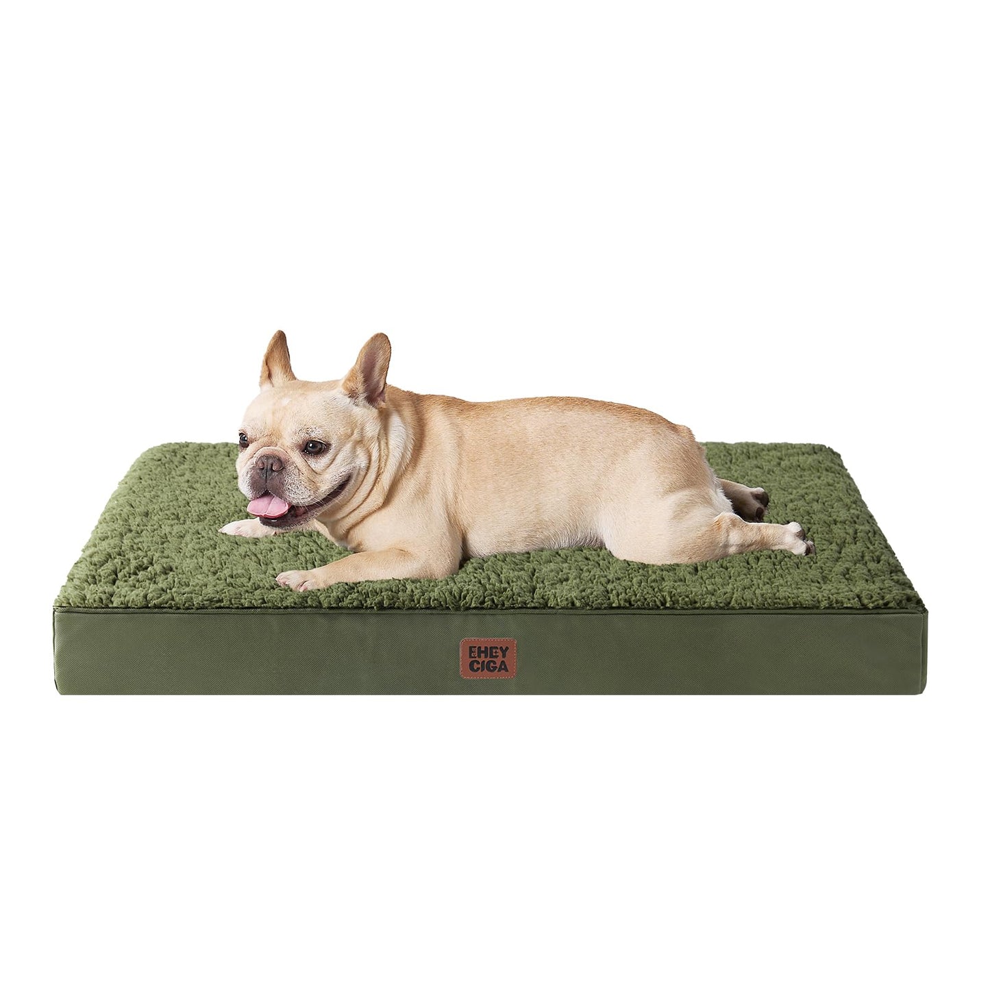 EHEYCIGA Orthopedic XL Dog Beds for Extra Large Dogs with Removable Washable Cover for Crate, Grey, 41x27