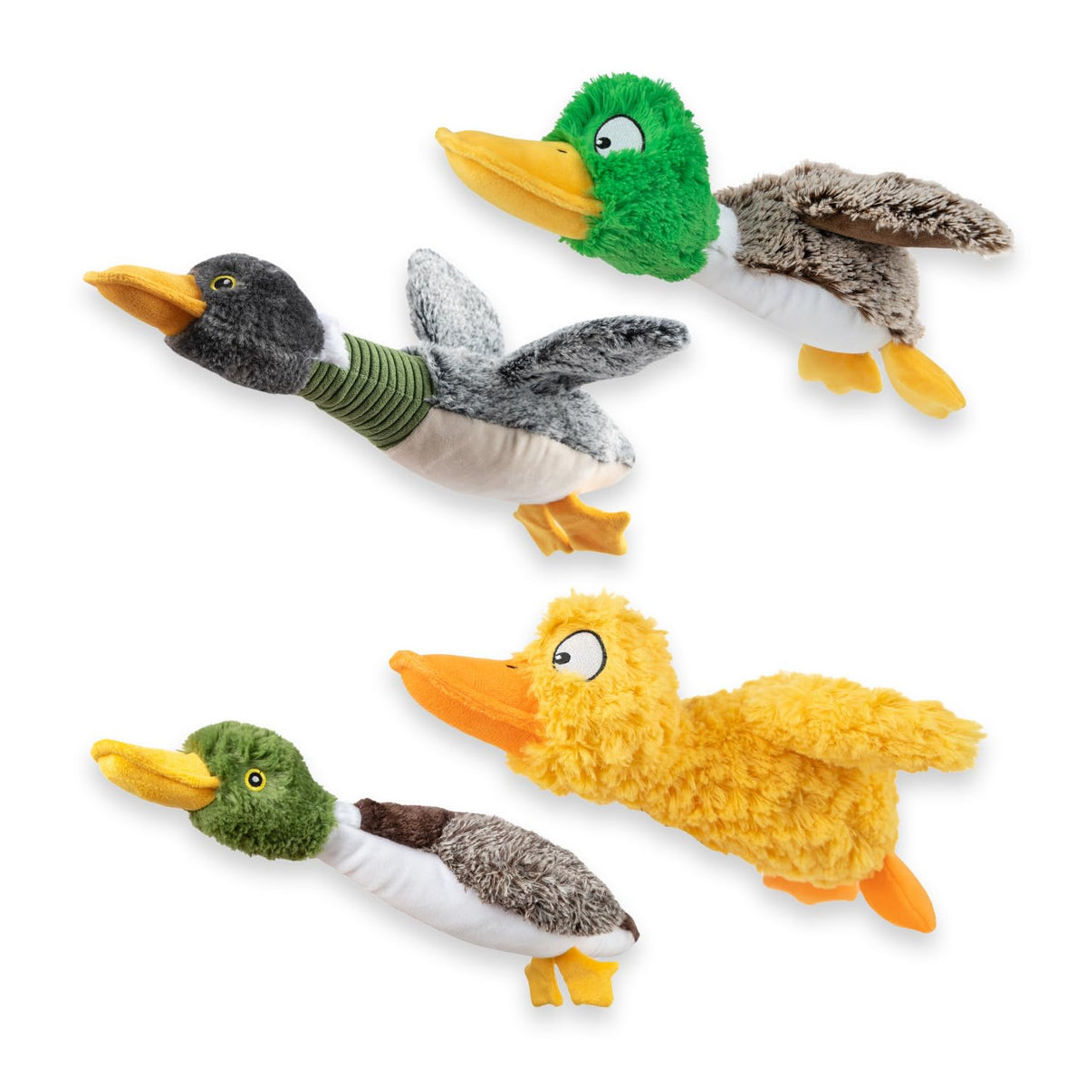 Best Pet Supplies Interactive Squeaky Dog Chew Toy, Ideal Dog Toys for Chewers, Small, Medium & Large Dogs, and Fetch Lovers - Crinkle Chicken (Brown), Large