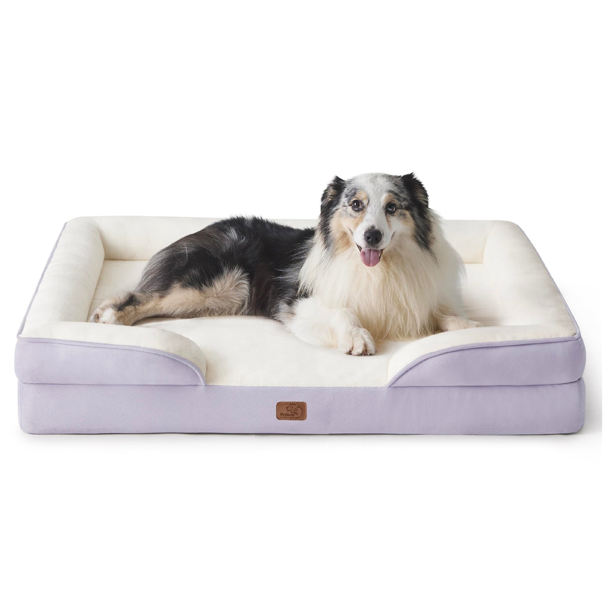 Bedsure Orthopedic Dog Bed Medium Size Dogs - Washable Small Medium Dog Cat Bed Waterproof, Comfort Cats Couch Sofa with Washable Removable Cover, Pets Bed with Nonskid Bottom, Grey, 28"
