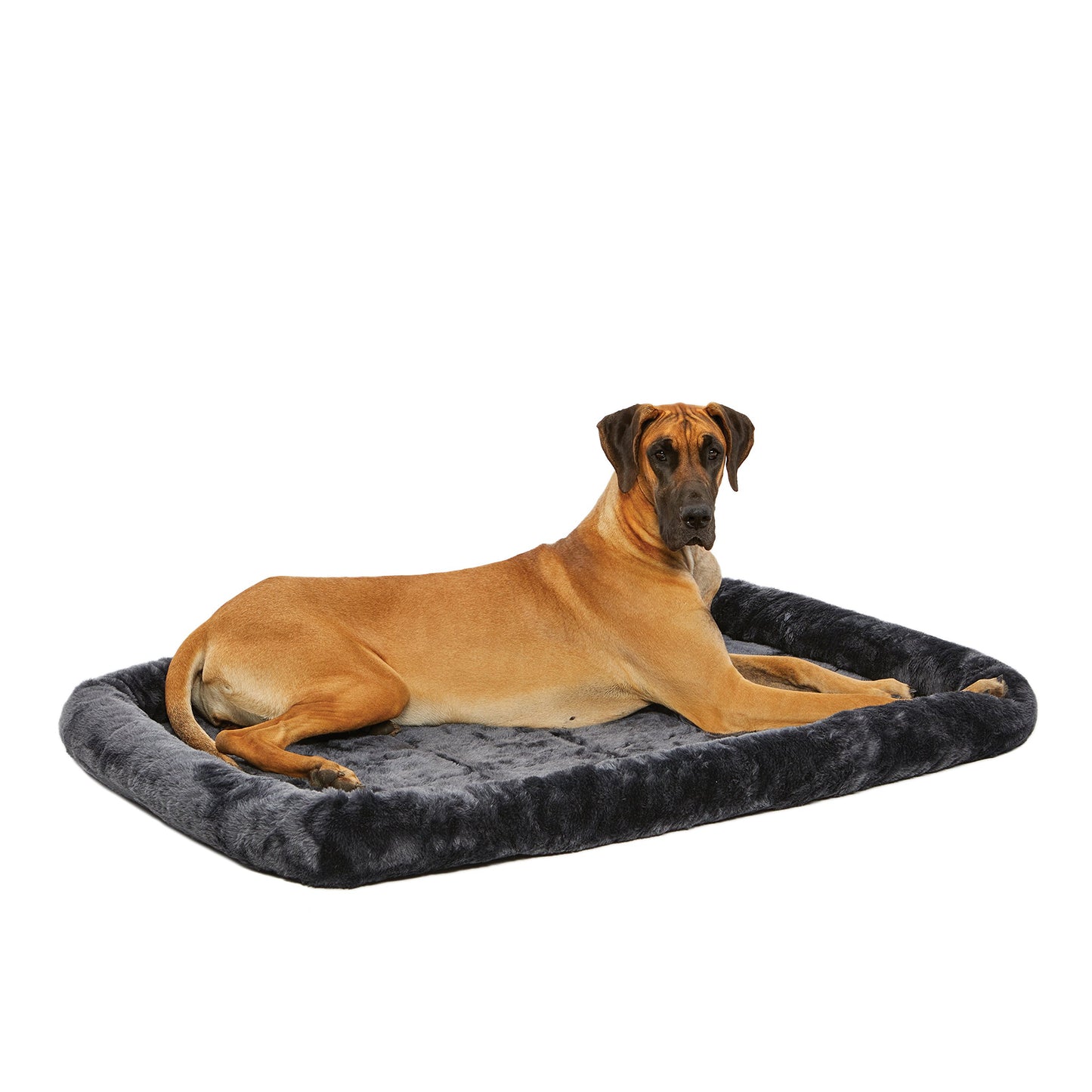 MidWest Homes for Pets QuietTime XXS Dog Bed – Cinnamon Faux Fur Bolster, Ultra-Soft and Machine Washable, Fits 18-Inch Crates and Carriers, for Small Dogs and Cats
