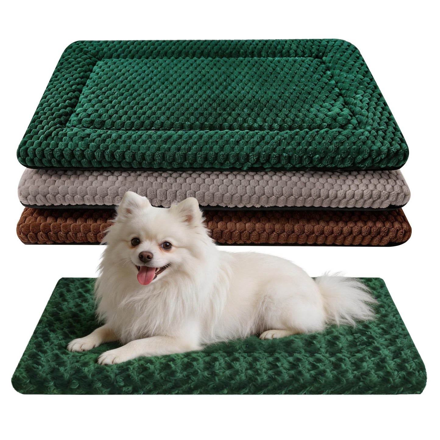Dog Bed Mat – Soft & Comfortable Dog Kennel Pad for Crate – Durable Crate Bed & Mat for Dogs & Cats – Ideal for Crate, Kennel, and Home Use