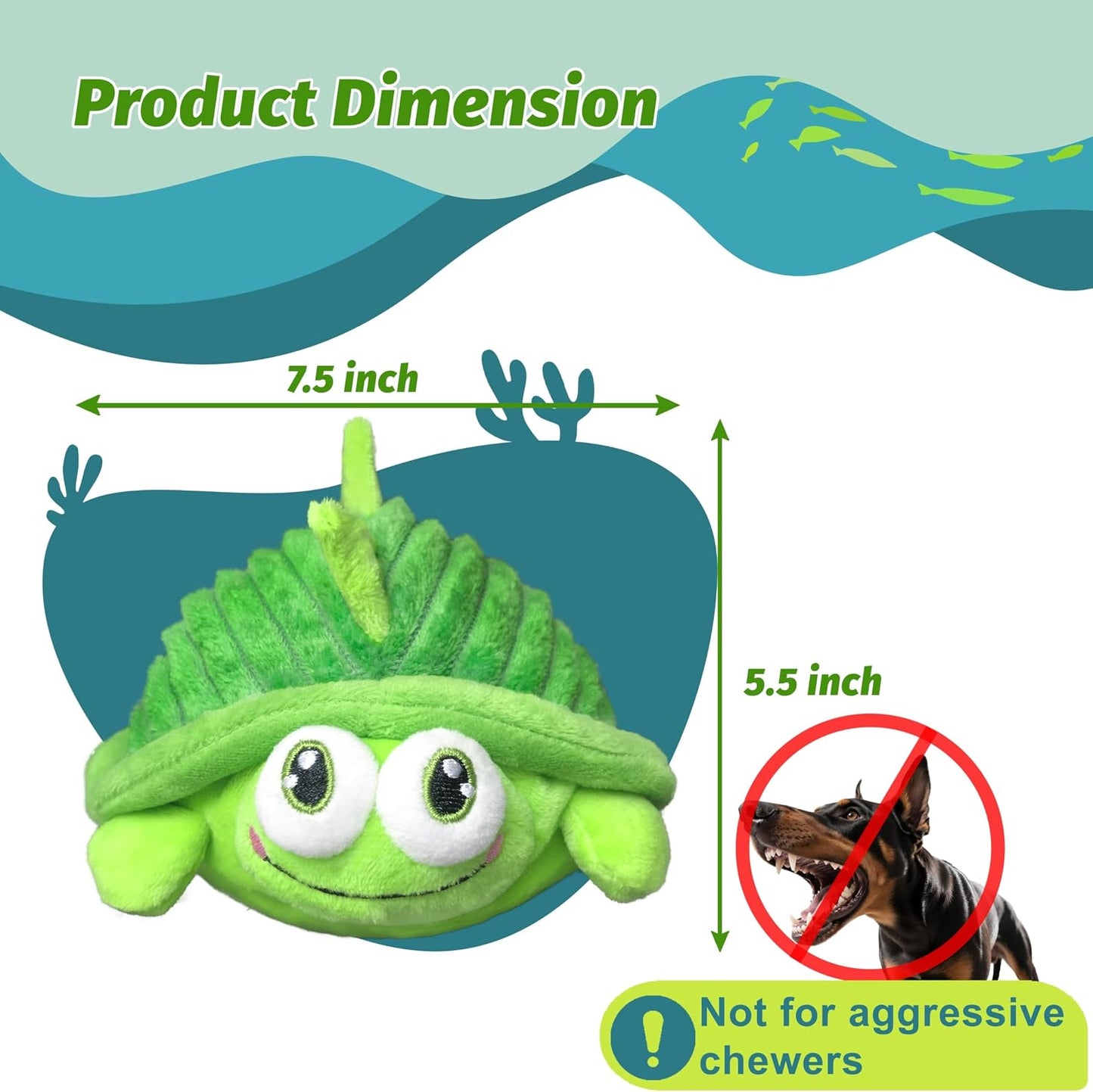 GUKCO Interactive Moving Dog Toys – Plush Chew Toy with Bouncing Ball, Music & Recording | Rechargeable Self-Play Toys for Small, Medium & Large Dogs to Keep Them Engaged (Turtle)