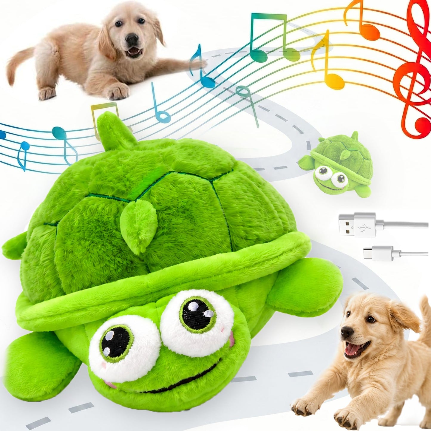 Interactive Dog Toys,Active Moving Pet Plush Toy,2026 New shaking dog ball pig dog toy Interactive Dog Ball with song Squeaky Moving Dog Ball Toy,Rechargeable Toys to Keep Them Busy Dog Toys(Blue Pig)