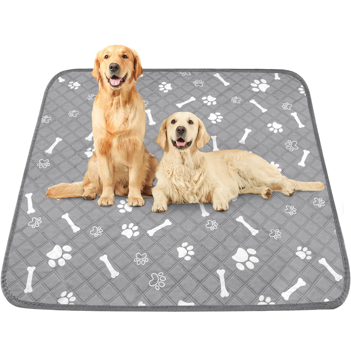 PatiencET Dog Cooling Mat, 22 x 28 in No-Gel Cooling Pad for Small Dogs, Puppies and Cats, Cool Touch Nylon Pet Mat, Washable Summer Dog Mat for Crate, Floor, Sofa, Car, Blue