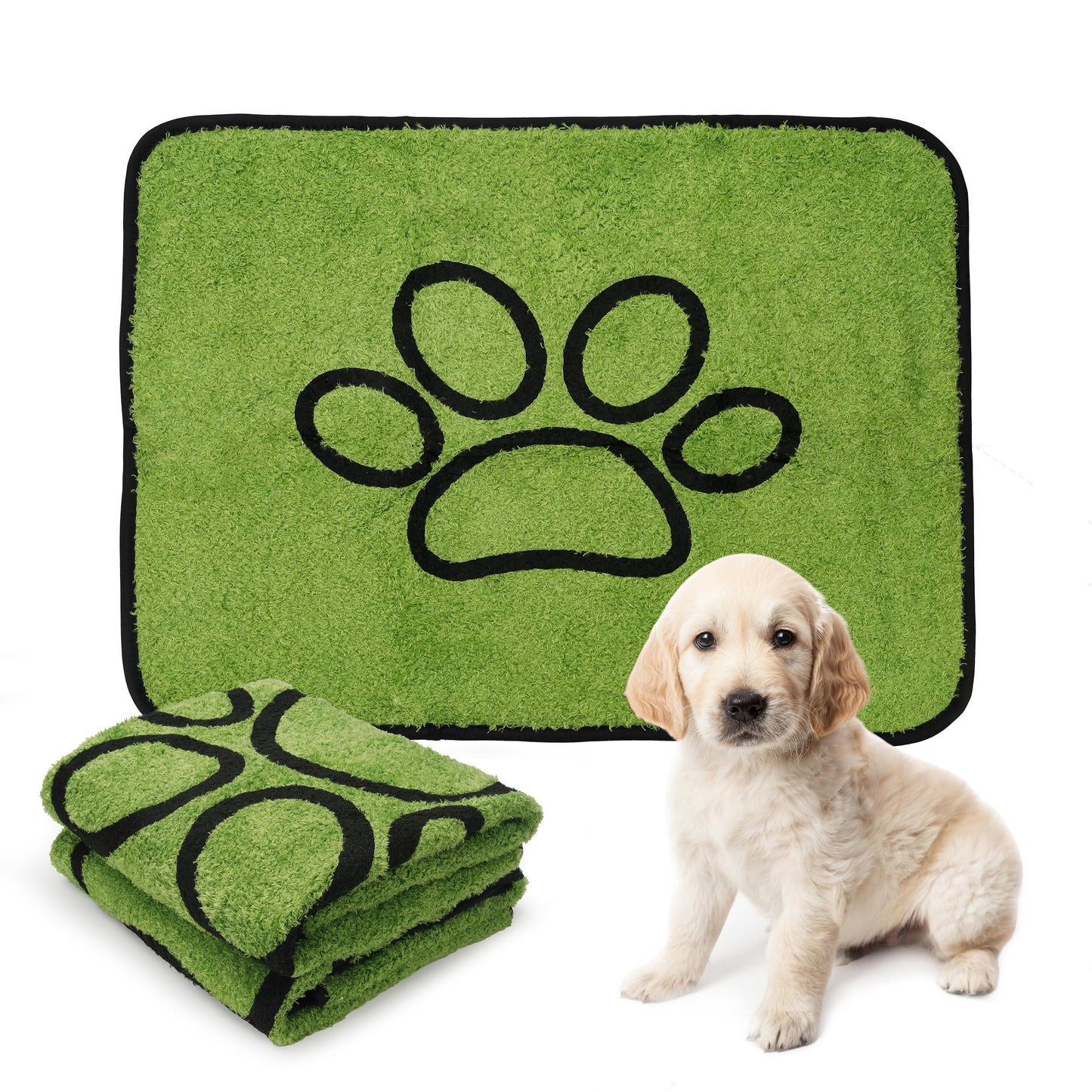 PatiencET Dog Cooling Mat, 22 x 28 in No-Gel Cooling Pad for Small Dogs, Puppies and Cats, Cool Touch Nylon Pet Mat, Washable Summer Dog Mat for Crate, Floor, Sofa, Car, Blue